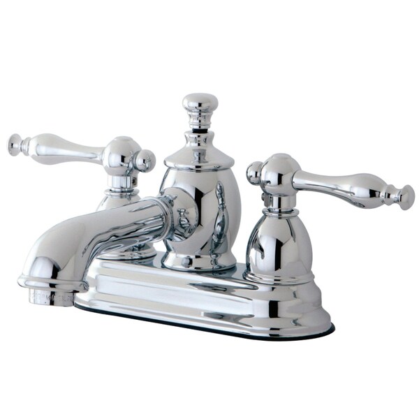 KS7001NL 4" Centerset Bathroom Faucet, Polished Chrome